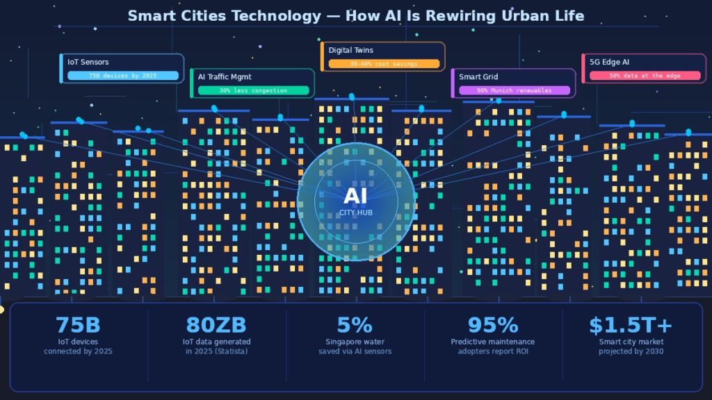 Smart Cities Technology – How AI Is Rewiring Urban Life in 2026