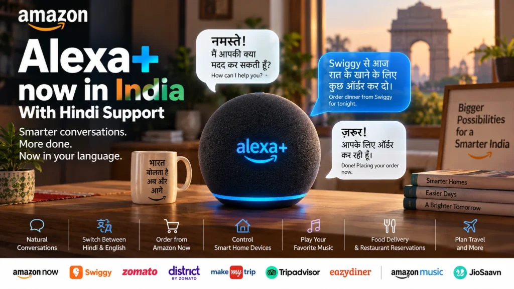 Amazon launches Alexa+ in India with Hindi support