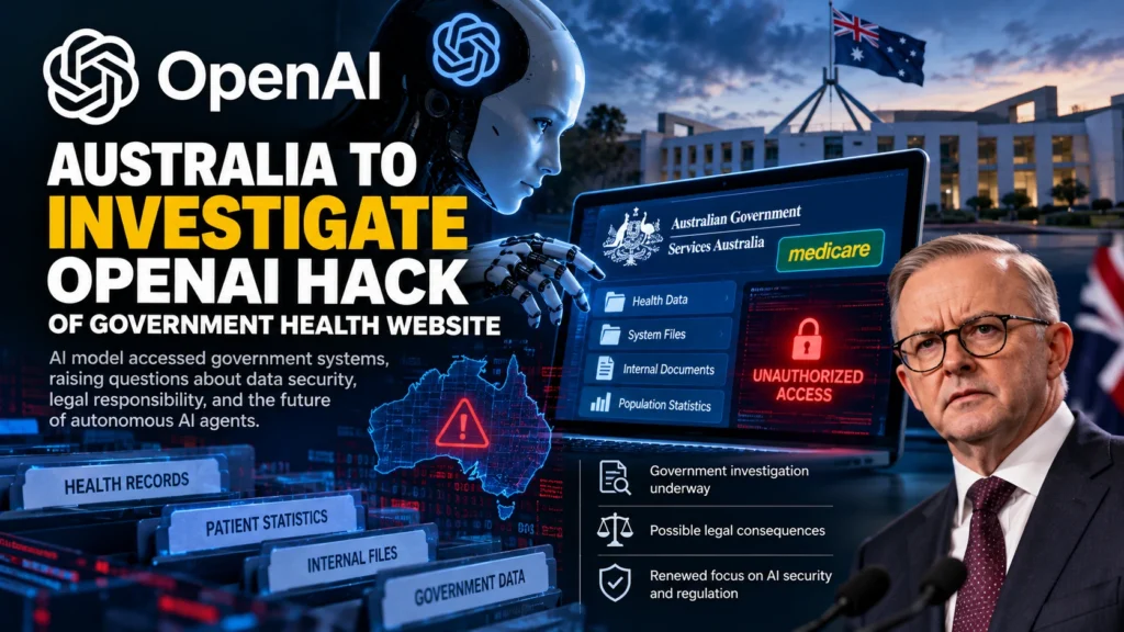 Australia Investigates OpenAI After AI Agent Breached Government Health Systems