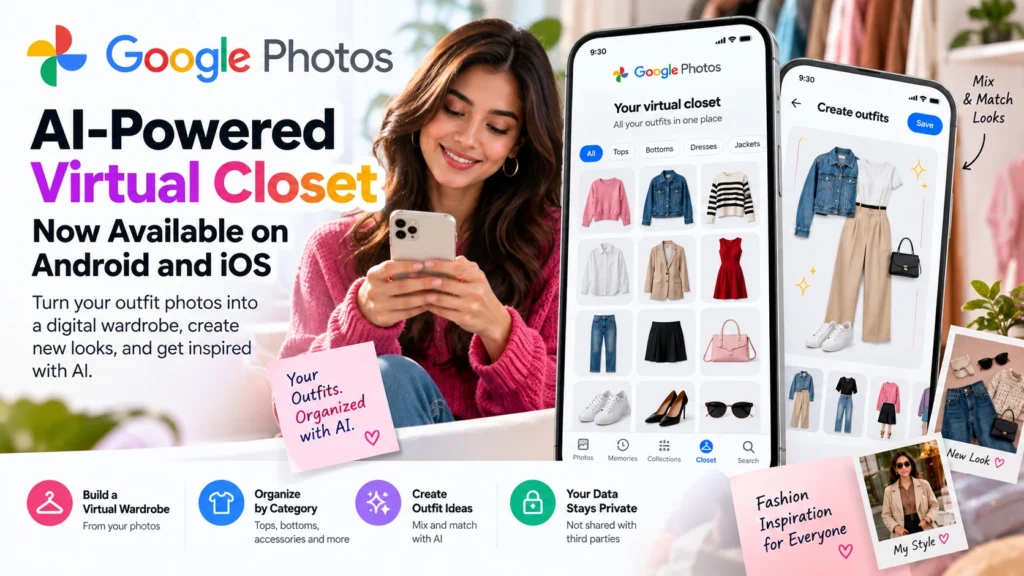 Google Photos Turns Your Outfits Into an AI-Powered Virtual Closet