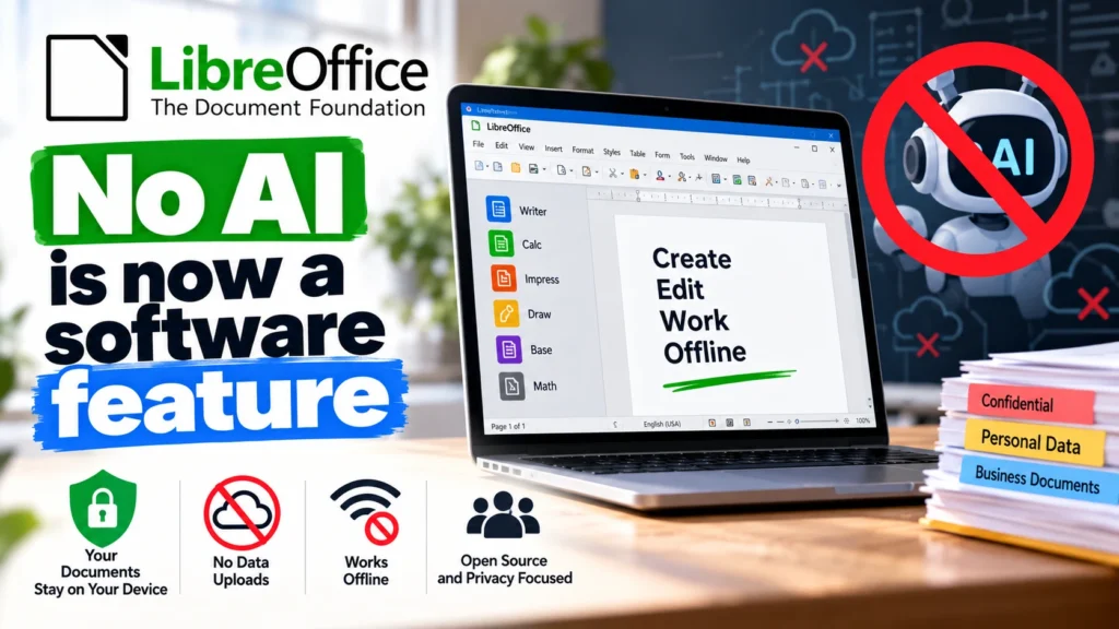 LibreOffice Makes “No AI” a Deliberate Software Feature